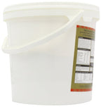 White plastic bucket with handle for NutriSport Weight Gain gain mass catalyst whey protein isolate