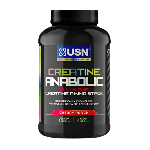 USN Creatine Anabolic 5000 - 900g / Cherry Punch - Creatine Powder