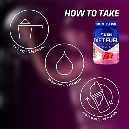 USN Diet Fuel Vegan mixing instructions for your plant-based protein boost