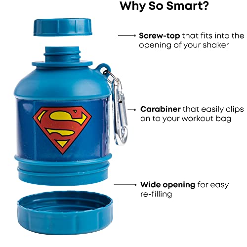Smartshake Lite DC Comics Whey2Go Funnel Superman - 110ml - Powder Funnel