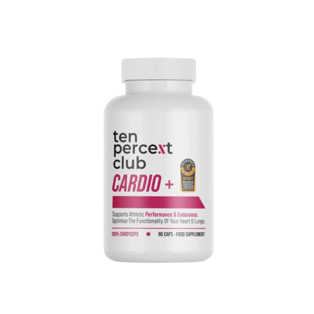 The Ten Percent Club Cardio + - 90 Caps - Mushrooms