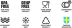 Smartshake One Shaker product feature icons showcasing mixer net and more in action