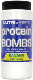 NutriSport Protein Bombs - 200 Tabs / Banana - Amino Acids Tablets