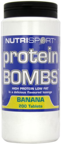 NutriSport Protein Bombs - 200 Tabs / Banana - Amino Acids Tablets