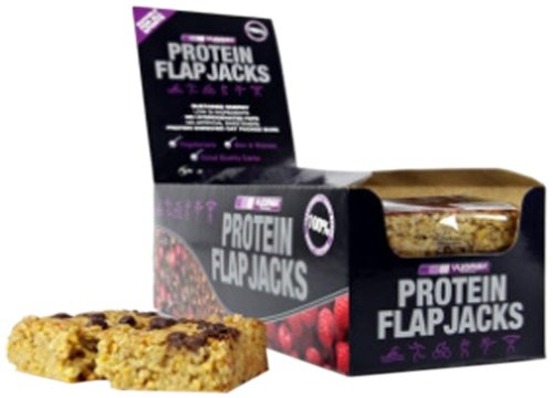 Vyomax Nutrition Protein Flapjacks - 12x100g / Raspberry - Protein Flapjacks