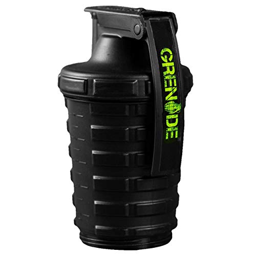 Grenade Shaker - 600ml / Black - Shaker Bottle (Less Than 2 Litres)