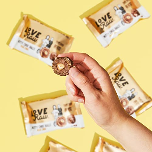 LoveRaw Nutty Choc Balls - 9x28g / Milk Choc - Vegan Protein Balls