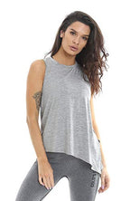 Golds Gym Ladies Angled Vest L - Large / Grey - Vest
