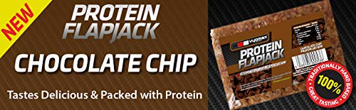 Vyomax Nutrition Protein Flapjacks - 12x100g / Choc Chip - Protein Flapjacks