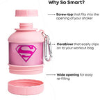 Smartshake Lite DC Comics Whey2Go Funnel Supergirl - 110ml - Powder Funnel