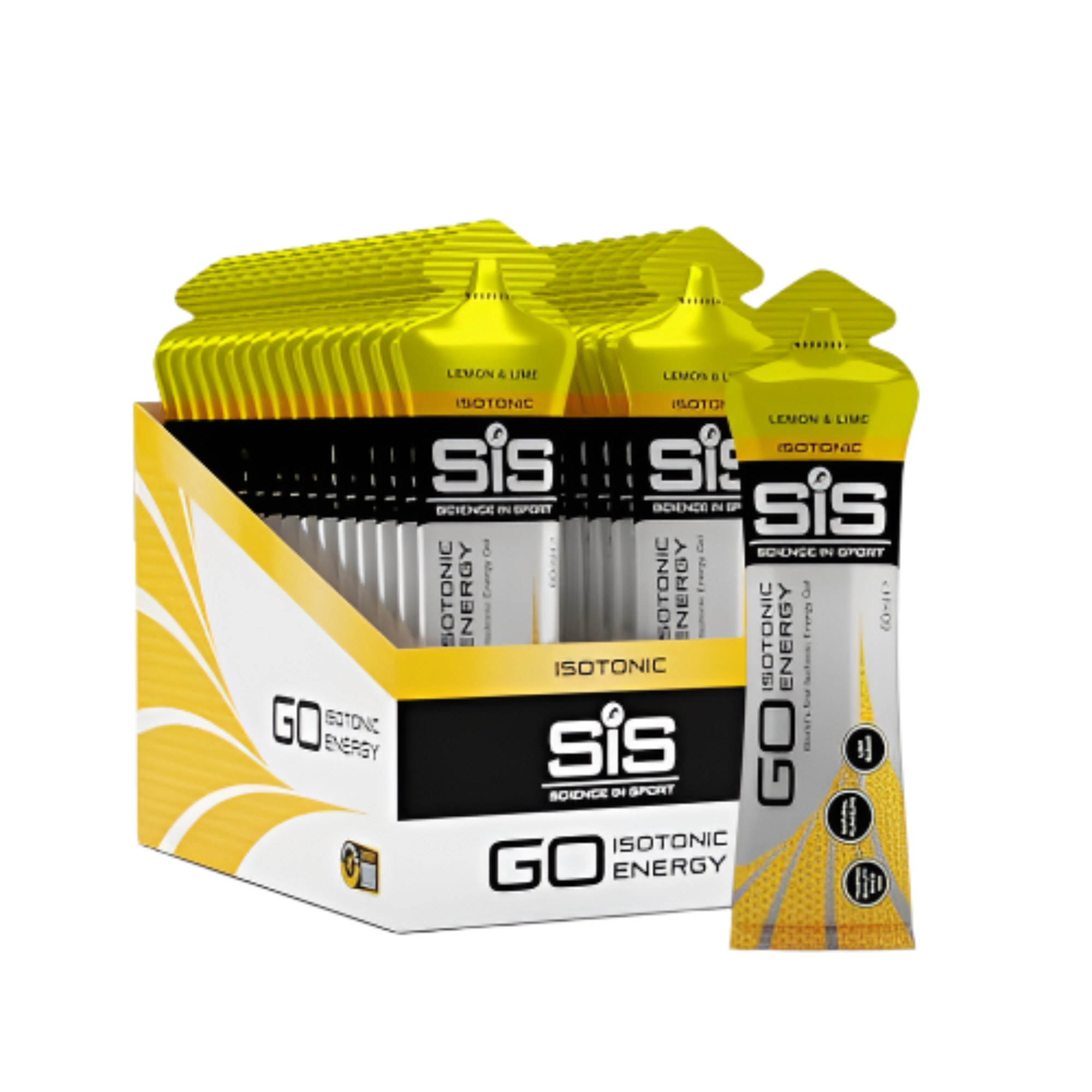 SIS Isotonic Gels - 30x60ml / Lemon & Lime - Energy Gels