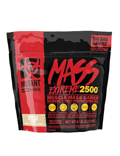 Mutant Mass Extreme 2500 - 2.72kg / Vanilla Ice Cream - Weight Gainer Powder