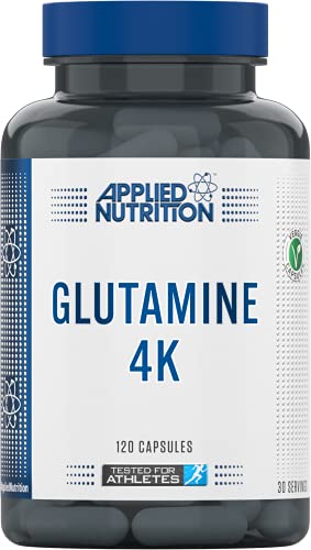 Applied Nutrition Glutamine 4K - 120 Veg Caps - Glutamine Capsules