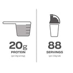 Graphic showing nutritional info of Reflex Nutrition Instant Whey Pro supplement
