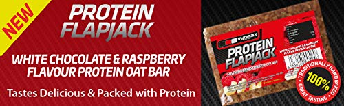 Vyomax Nutrition Protein Flapjacks - 12x100g / White Chocolate & Raspberry - Protein Flapjacks