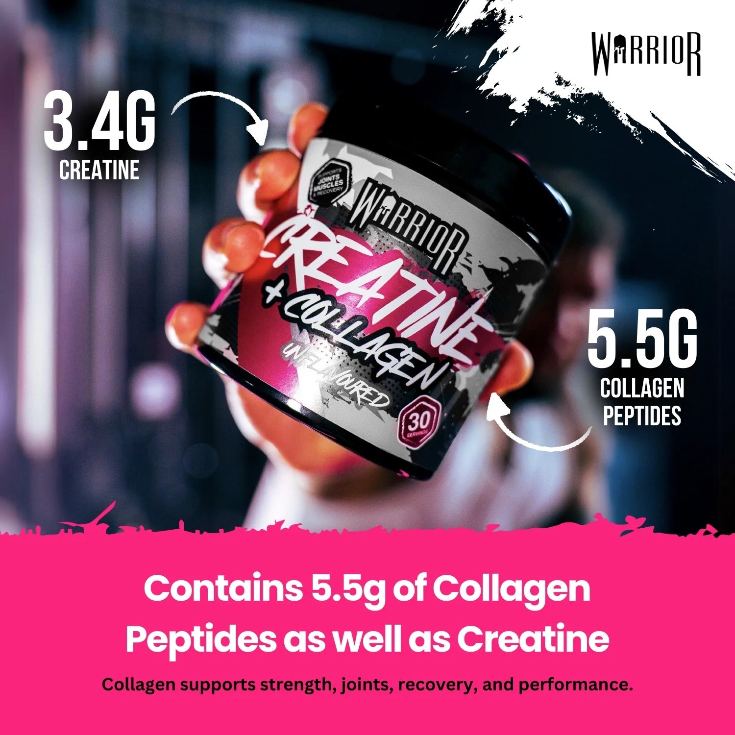 Warrior Creatine Plus Collagen - MyGymSupplements