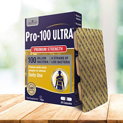Natures Aid Pro-100 Ultra with 100 billion live cultures and 8 probiotic strains