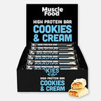 MuscleFood High Protein Bar - 12x45g / Salted Caramel - Protein Bars