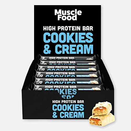 MuscleFood High Protein Bar - 12x45g / Salted Caramel - Protein Bars