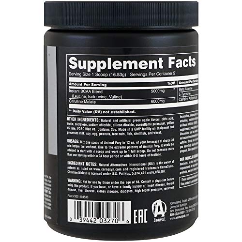 Animal Fury - Pre-Workout