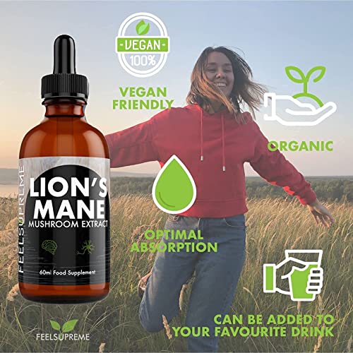 Feel Supreme Lions Mane Extract - 60ml - Cognitive Support Liquid