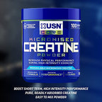 USN Creatine Monohydrate - 500g / Unflavoured - Creatine Powder