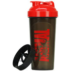 Animal Shaker bottle with red lid, black strainer, dishwasher safe shaker design