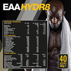 VOW Nutrition Hydr8 supplement showing ingredients and serving info for support training