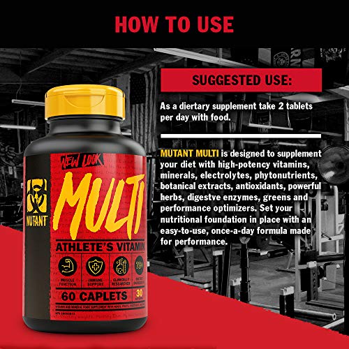 Mutant Core Multi - 60 Tabs - Multi-Vitamin Capsules