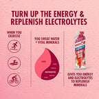 Raspberry-flavored HIGH5 Energy Gel Electrolyte with multi-carbohydrate energy in flexible pouch