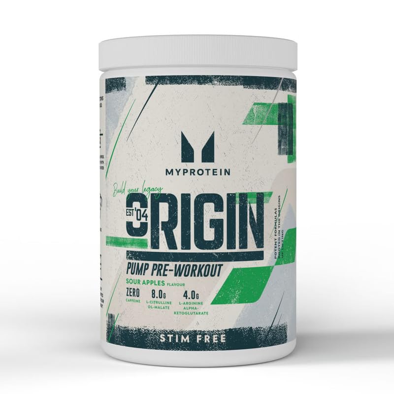 MyProtein Origin Pre-Workout Stim-Free - 600g / Sour Apples - Pre-Workout Powder