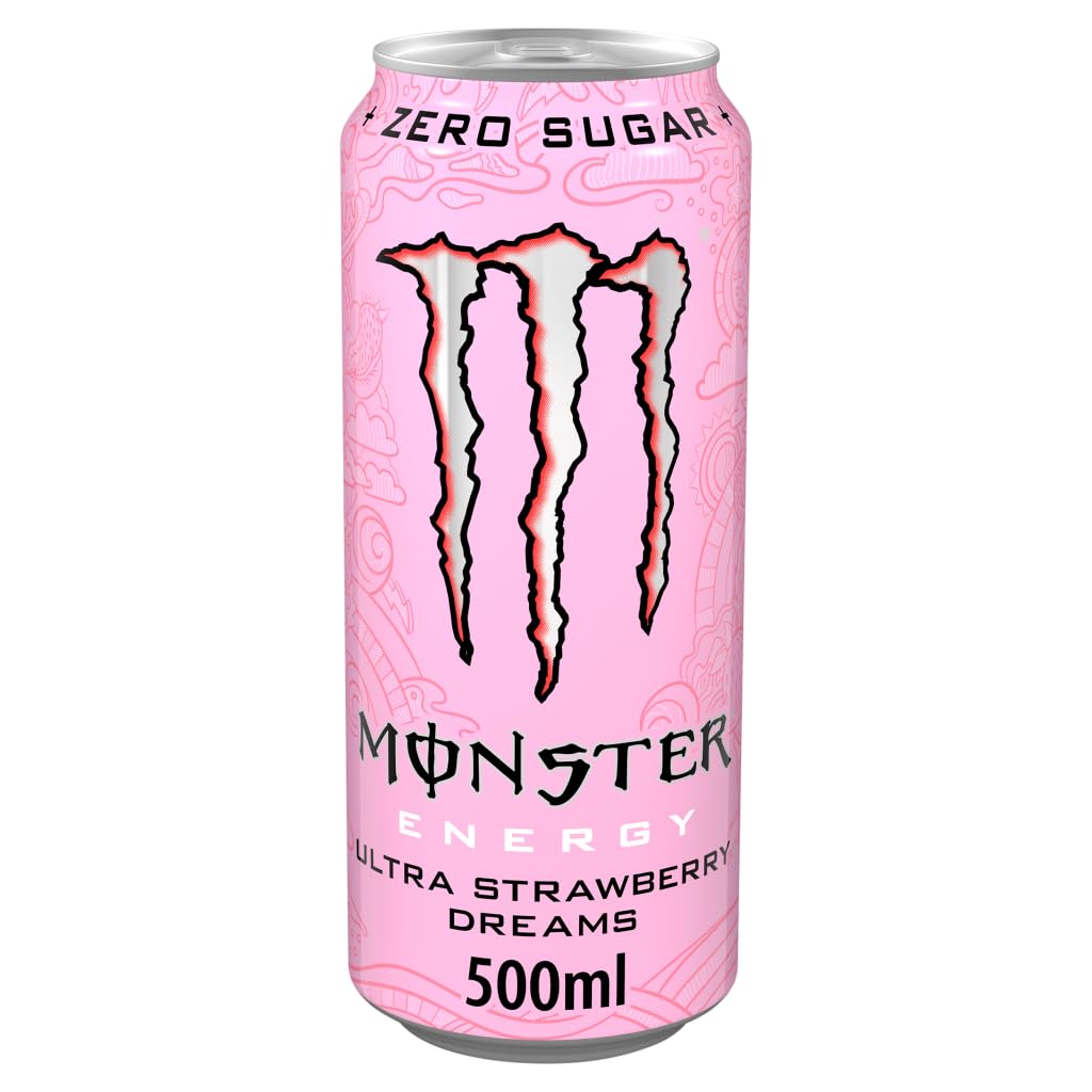 Monster Ultra - 12x500ml / Strawberry Dreams - Energy Ready-to-Drinks