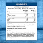 Nutritional info label for Applied Nutrition Carb with branched cyclic dextrin