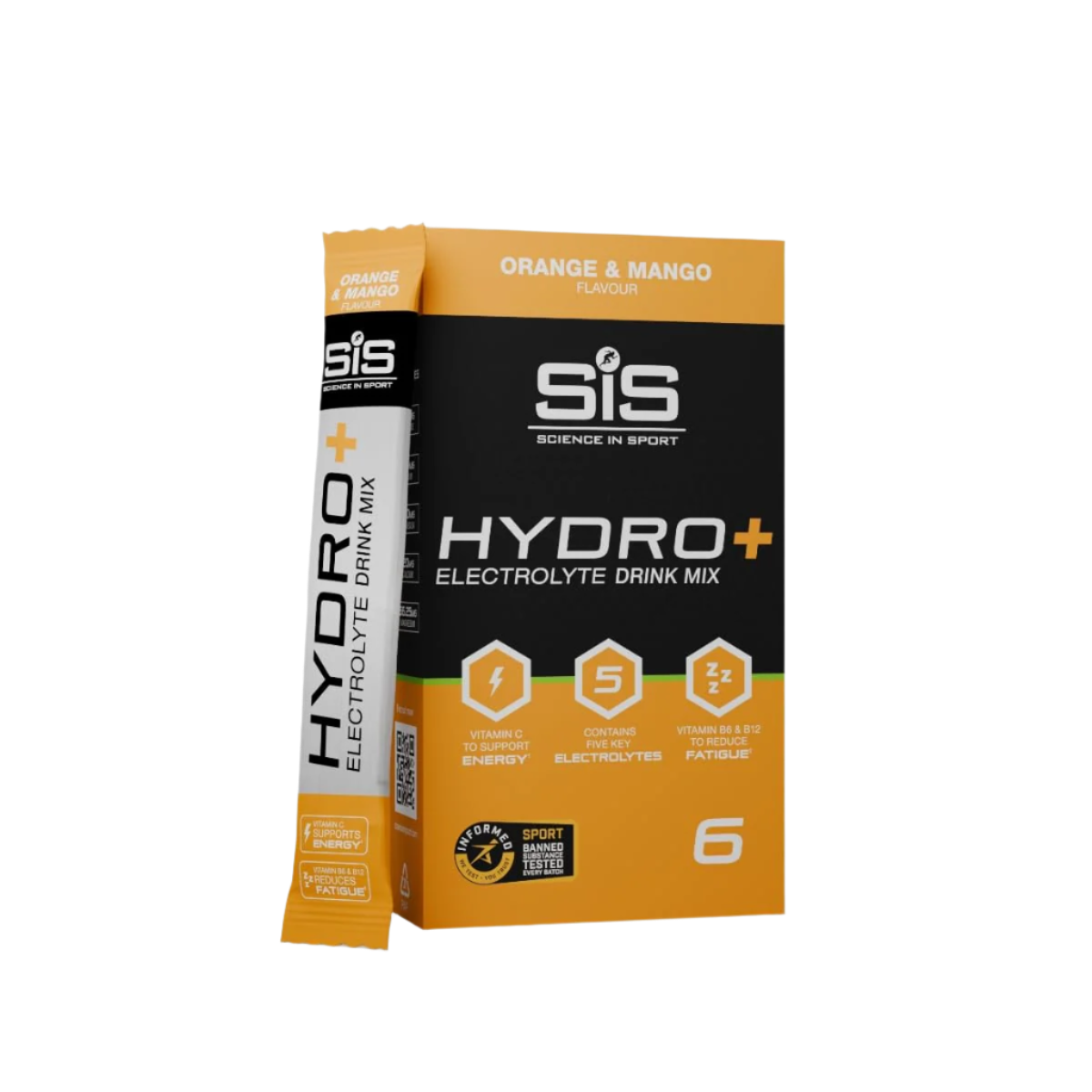 SIS HYDRO | Everyday effervescent electrolyte tablets - 6x4.3g / Orange Mango - Hydration Tablets