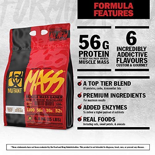 Mutant Mass Dual Chamber - Weight Gainer Powder