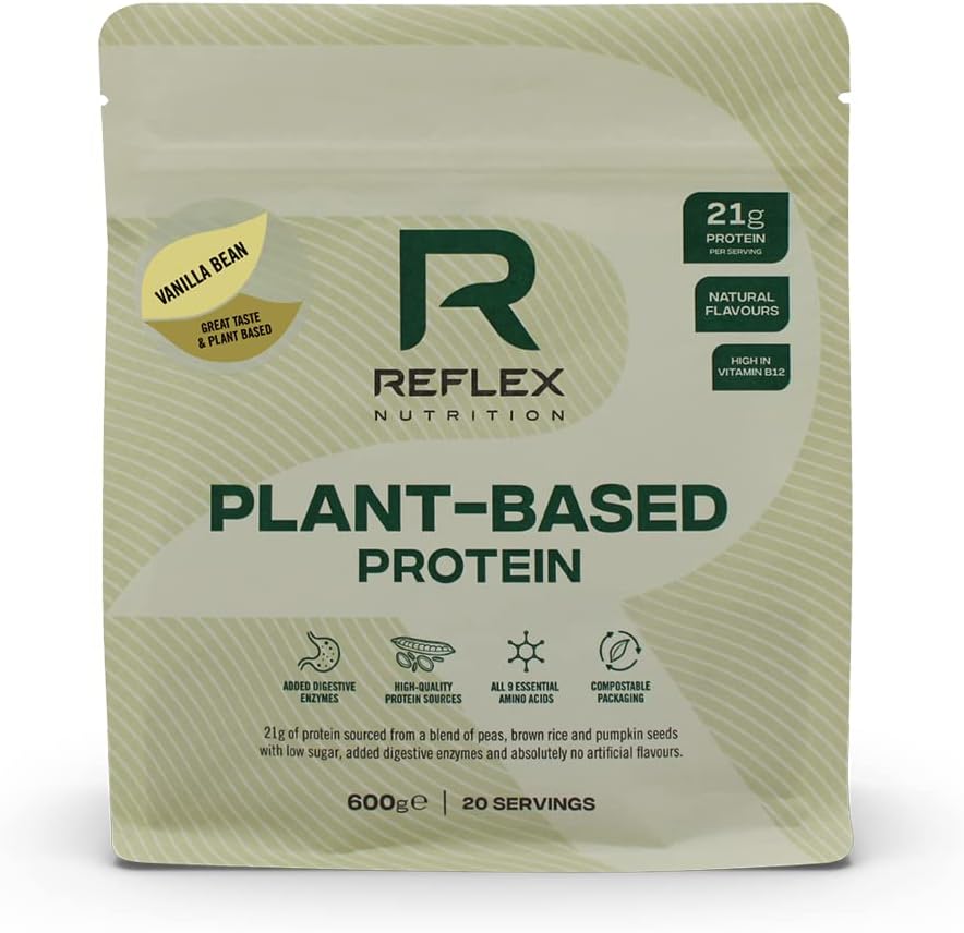 Reflex Nutrition Plant Based Protein - 600g / Vanilla Bean - Plant Protein Powder