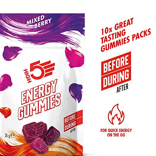 HIGH5 Energy Gummies - 10x26g / Mixed Berries - Energy Gummies