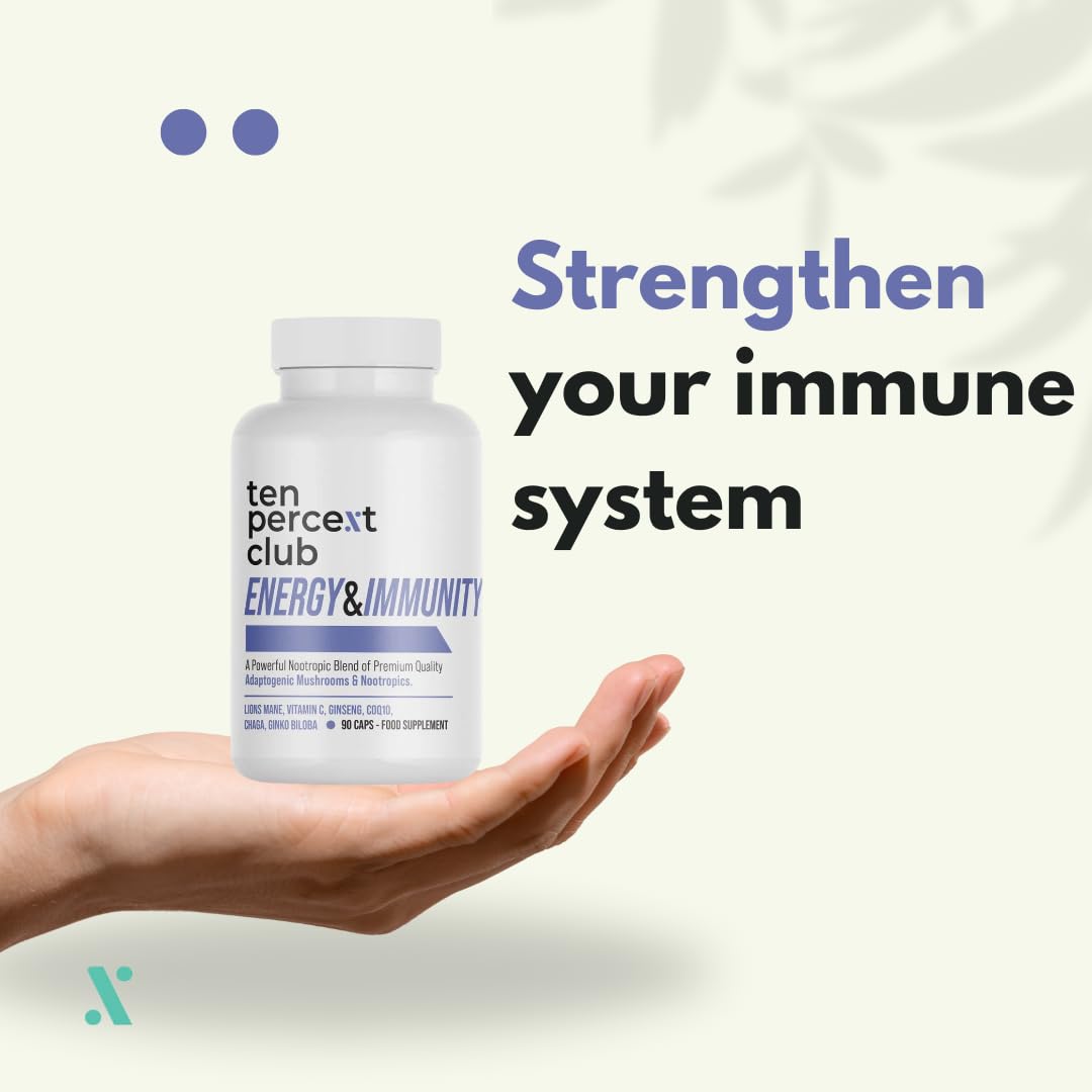 The Ten Percent Club Energy and Immunity - 90 Caps