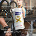 White and gold USN Phedracut Lipo X bottle, fat metabolism booster for weight loss journey