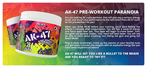 AK-47 Labs Pre-Workout Paranoia - Pre-Workout Powder