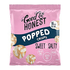Good & Honest Popped Crisps - 24x23g / Sweet & Salty - Protein Crisps