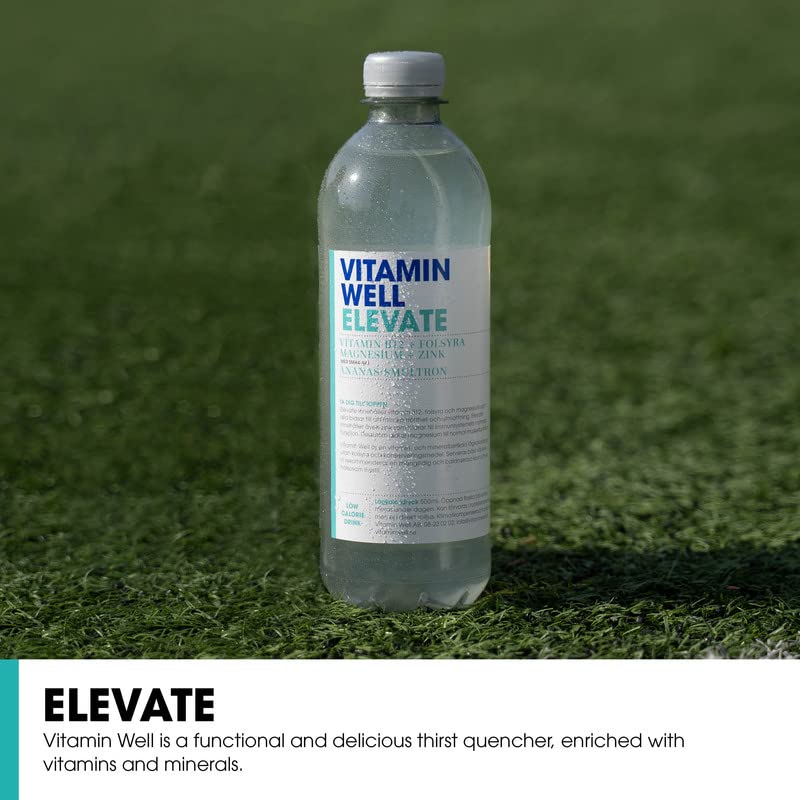 Vitamin Well Elevate - 12x500ml / Pineapple & Wild Strawberry - Vitamin Ready-To-Drinks