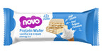 Novo Protein Wafer Bar with vanilla ice cream flavor, a tasty protein wafer bar for nutrition