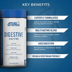 Applied Nutrition Digestive Enzyme - 60 Caps - Digestion Support Capsules