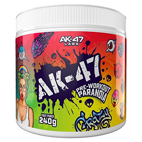 AK-47 Labs Pre-Workout Paranoia - 240g / Fruit Punch - Pre-Workout Powder