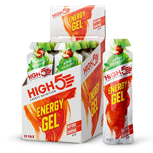 HIGH5 Energy Gel - 20x40g / Apple - Energy Gels