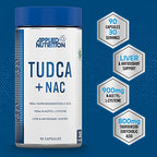 Applied Nutrition Tudca + Nac - 90 Caps - Antioxidant Support Capsules