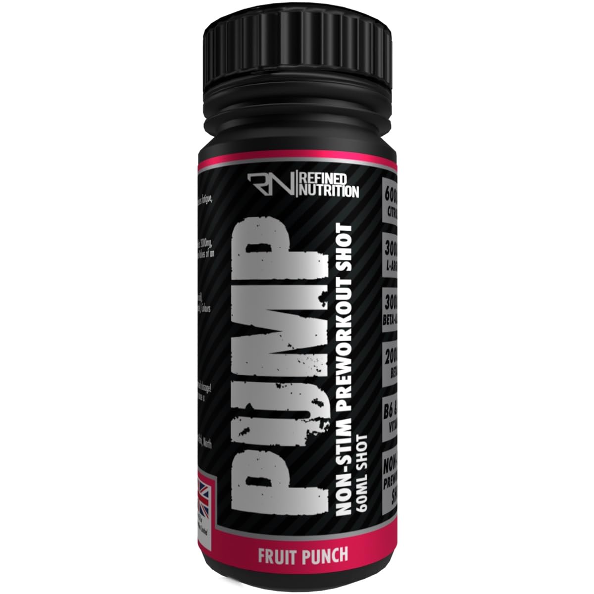 Refined-Nutrition-PUMP-Pre-Workout-Shots--Green-Apple - 12x60ml / Green Apple - Pre-Workout Shots