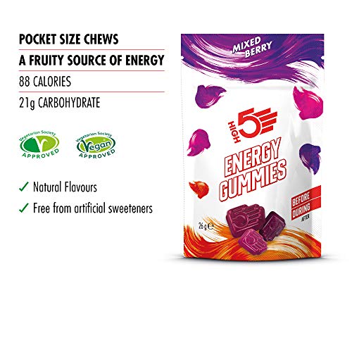 HIGH5 Energy Gummies - 10x26g / Mixed Berries - Energy Gummies