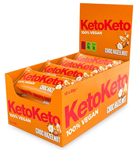 KetoKeto Bar - 12x50g / Choc Hazelnut - Protein Bars